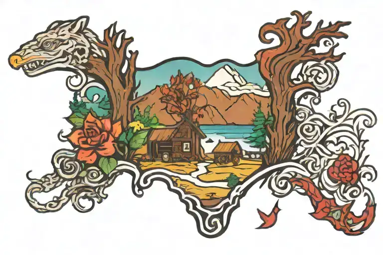 Scottland Texas Alaska Scene