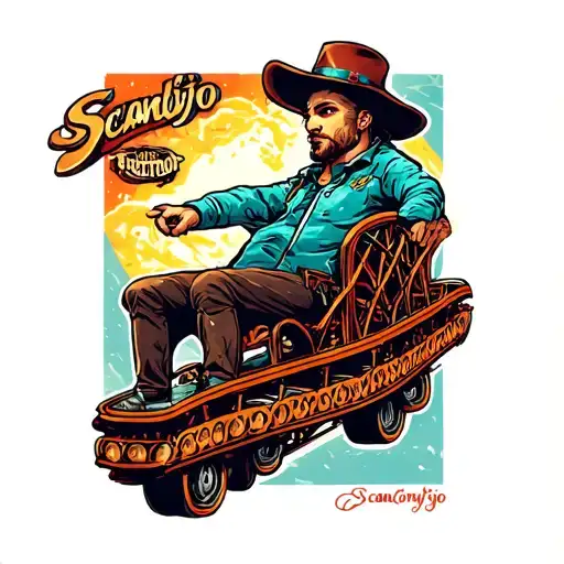 A Scandjo In A Classic Roller Coaster