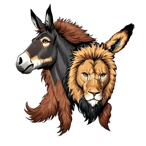 Donkey Wearing Lion Pelt