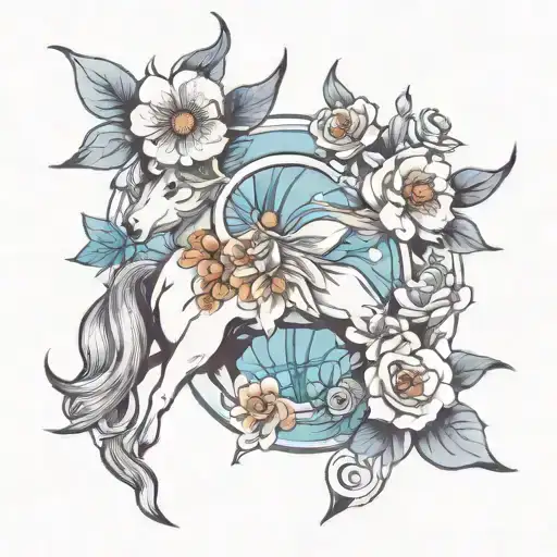 Sagittarius Flower Blooming