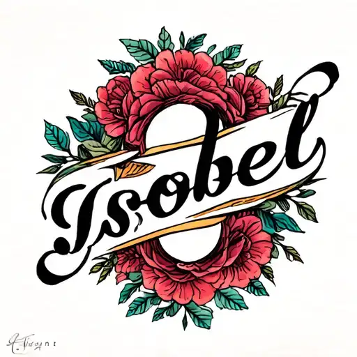 The Word Isobel In Cursive
