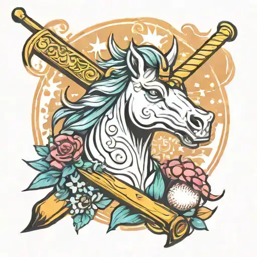 Unicorn Baseball Bat Ball R