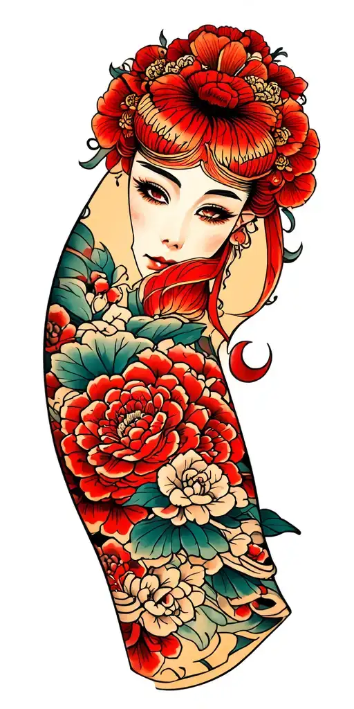 Old School Japanese Sleeve