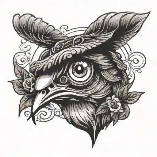 Bird With No Eyes Holding Eye