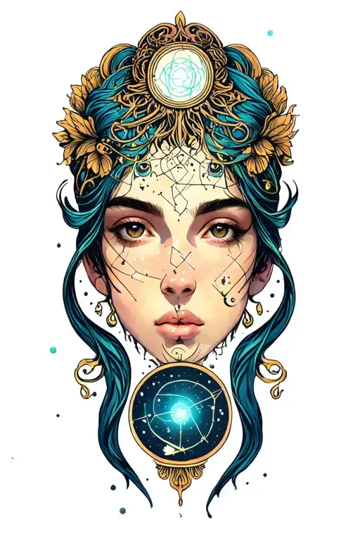 Aquarius Constellation Reflecting