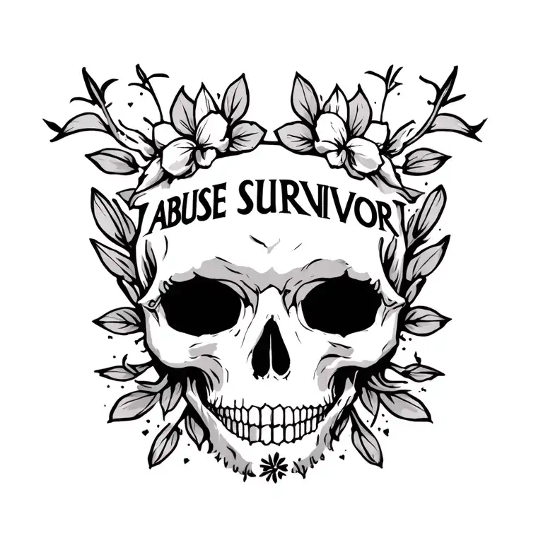 Abuse Survivor Logo With A Hidden