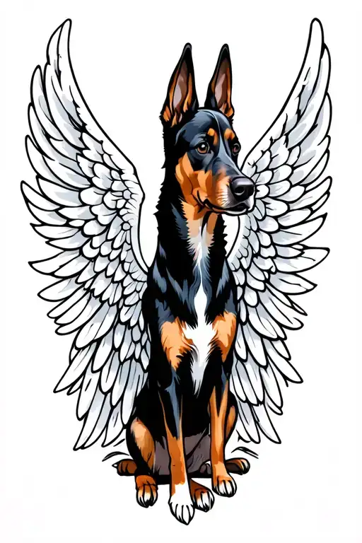 Angel Wings Dog