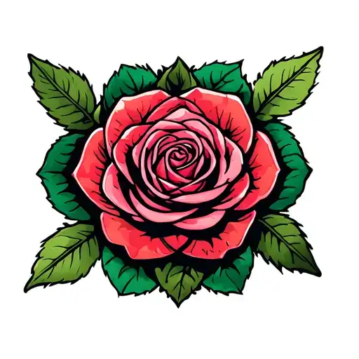 Celtic Knot Intertwined With Rose