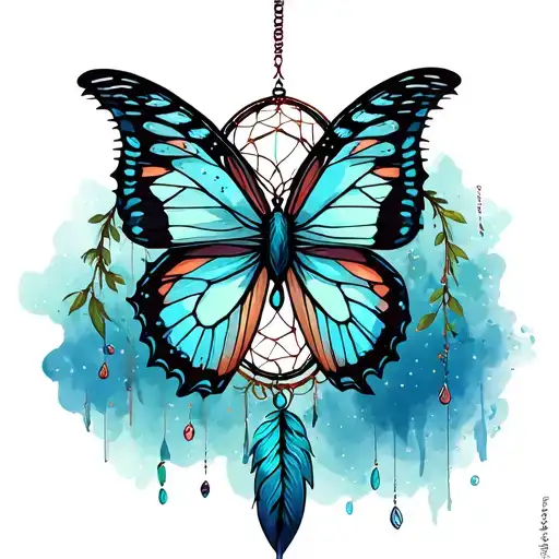 Butterfly Dream Catcher