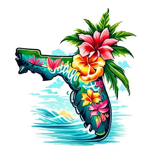 Florida Theme Arm Sleeve