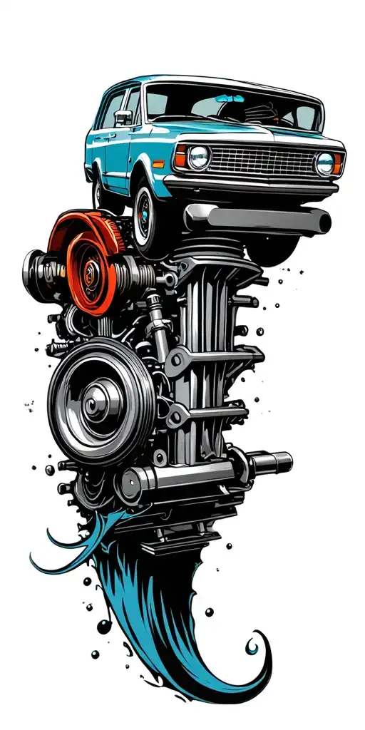 Car Motor Parts Integrated