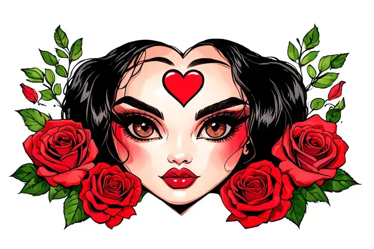 Coco With Hearts And Roses