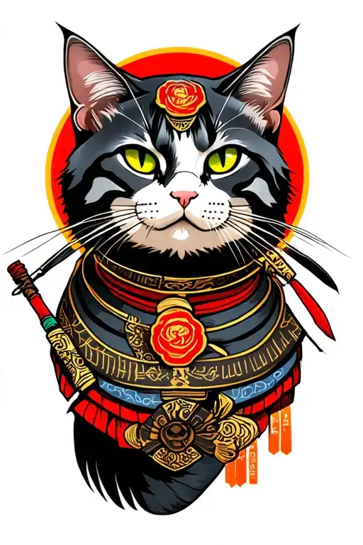 Samurai Cat