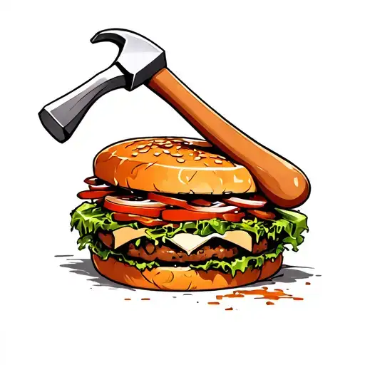 Torta Sandwich That Got Smashed By A Ball Peen Hammer