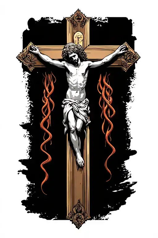 God On The Cross