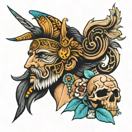 Ancient Greece Tattoo Flash Sheet