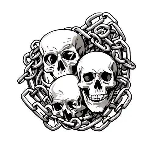 Bones And Skulls And Chains
