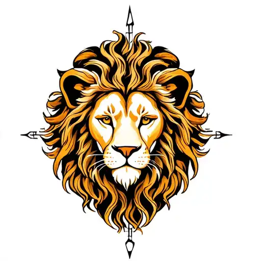 Leo Zodiac Signs Intertwined