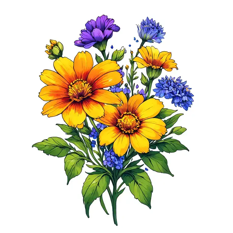 Wildflowers Blooming