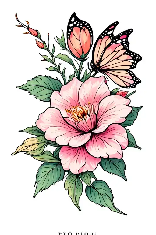 Butterfly Shaped Gardenia Flower