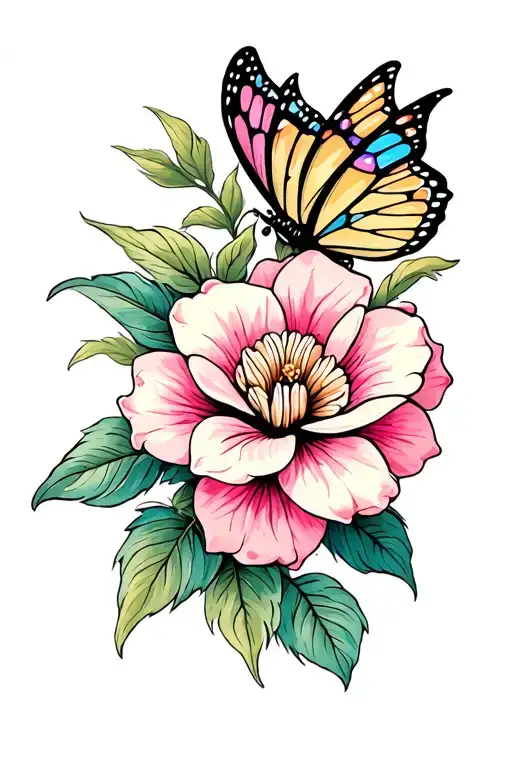 Butterfly Shaped Gardenia Flower