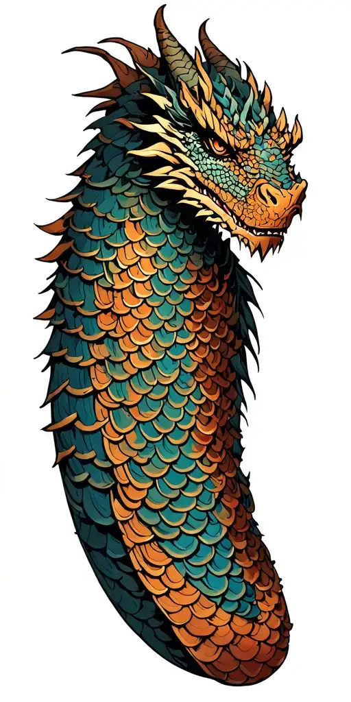 Dragon Scales Armor Including Chain Mail