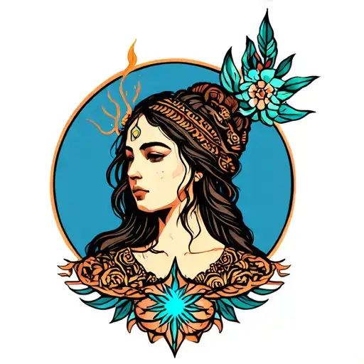 Spiritual Healing Power Tattoo idea