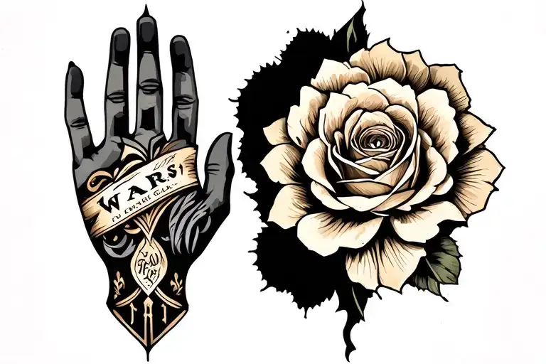 Tatoo Make On Two Hands One Name Zara And One Name Waris On Back Of Hand