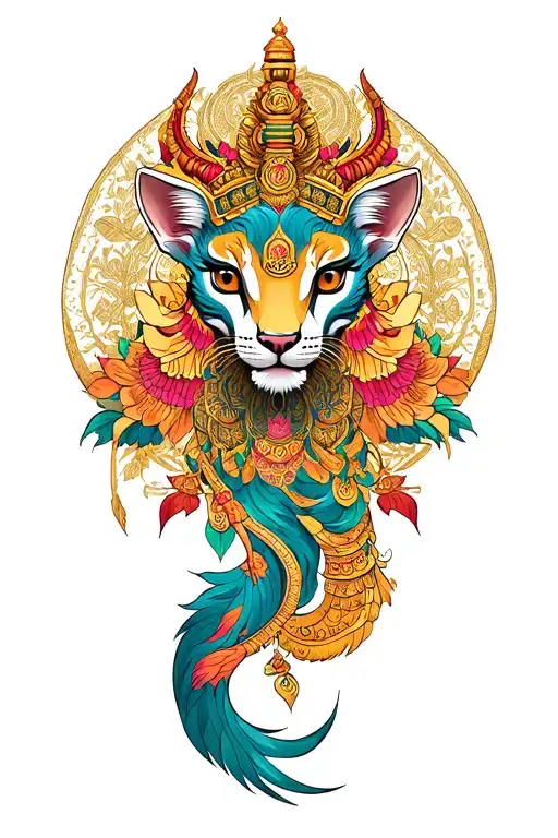 Thai Sak Yant Animal Inspired