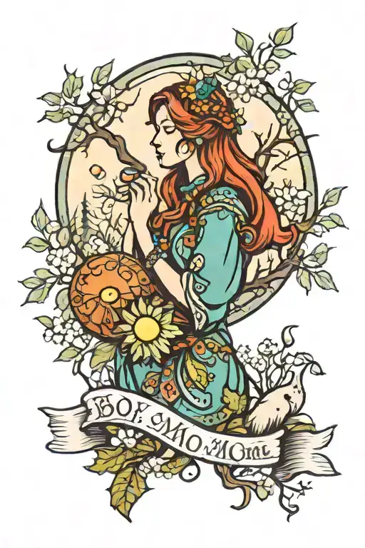 Boy Mom Hippie Enchanted Forest Moon Rising