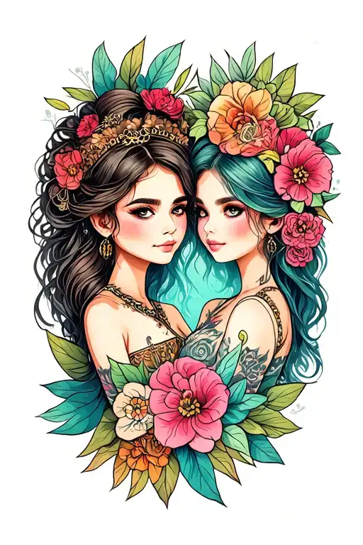 I Want A Tattoo Representing My Two Daughters Named Lani And Lacey