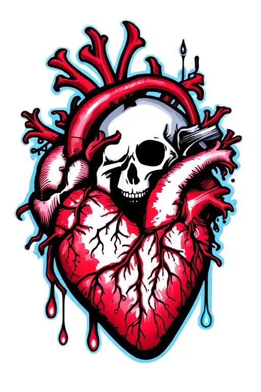 Grimm Reaper Heart At Bottom And Tear Album Cover