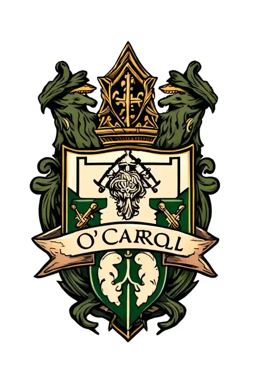 O'carroll Scottish Clan Crest