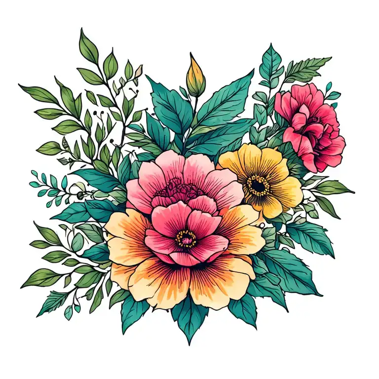 Floral Scene