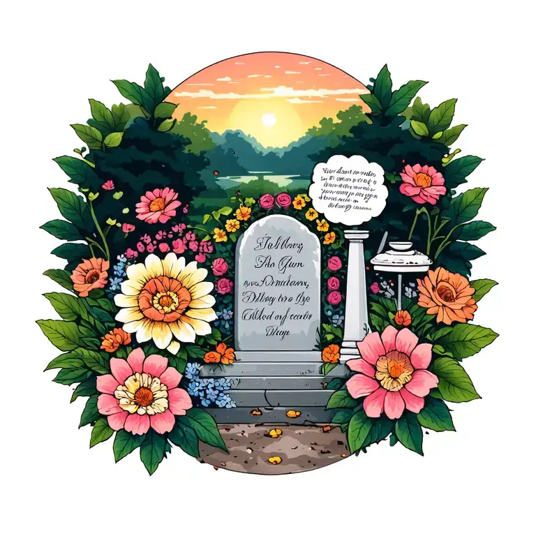 Memorial Garden Scene