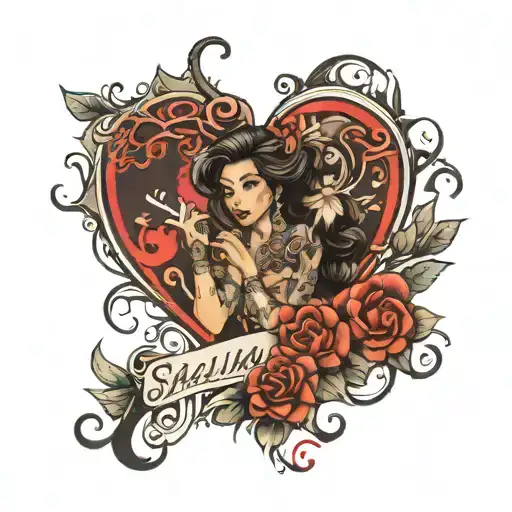 I Love Shalina In Text