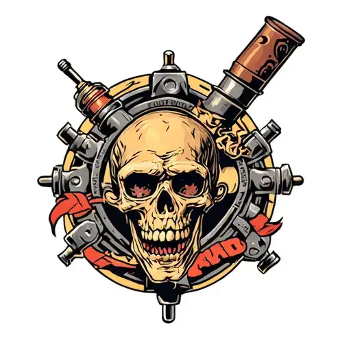 Iron Maiden Torture Device Sailor Jerry Style