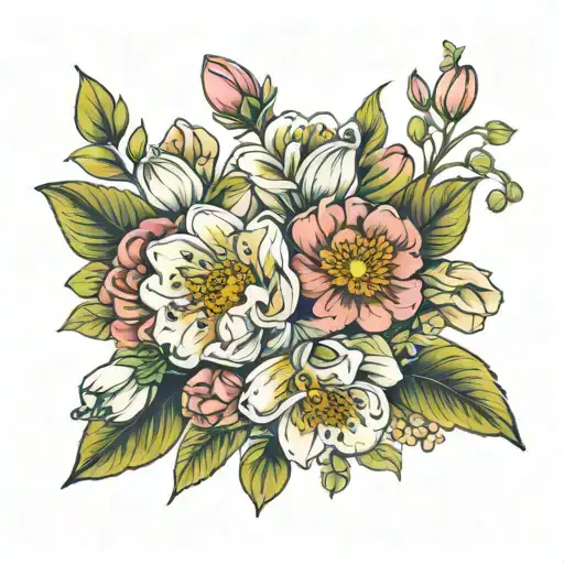 Birth Flower Bouquet