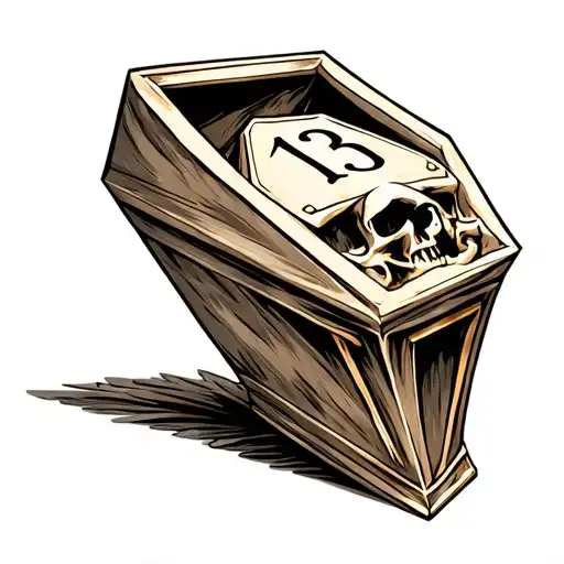 Coffin With Number 13 Incorporated