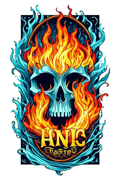 Fire And Water With The Word Family