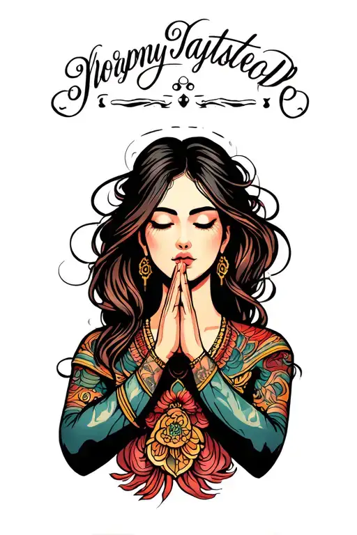 Female Praying
