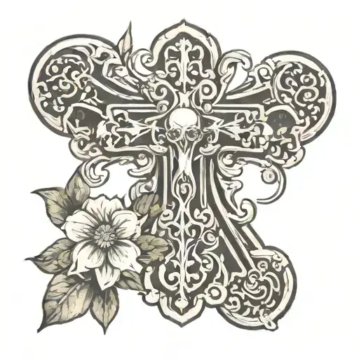 A Little Cross On The Forearm