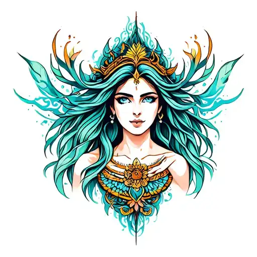 Elemental Goddess Woman