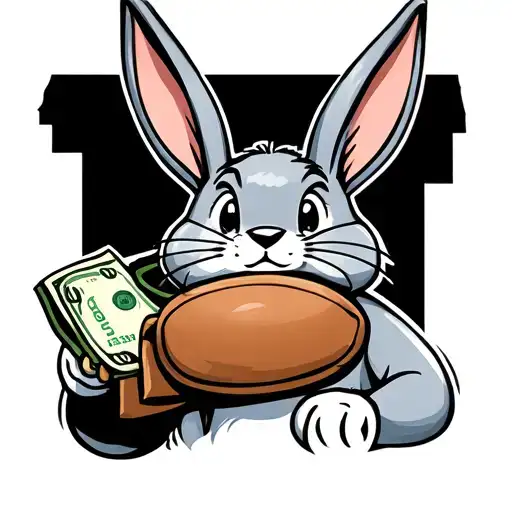 Bugs Bunny With A Bag Of Cash