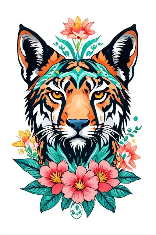 Islandic Guam Tribute Slim Floral Animal