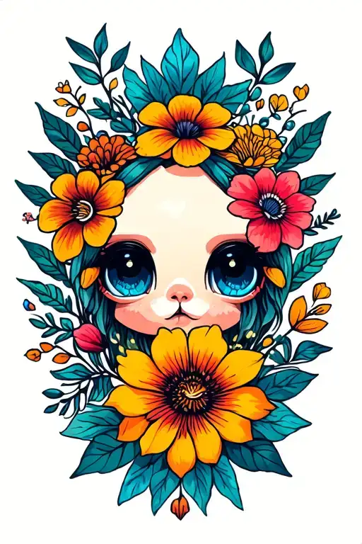 Islandic Tribute Slim Floral Cute