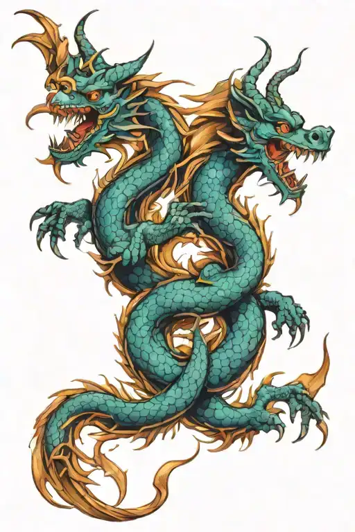 Twin Dragon Gemini Sign
