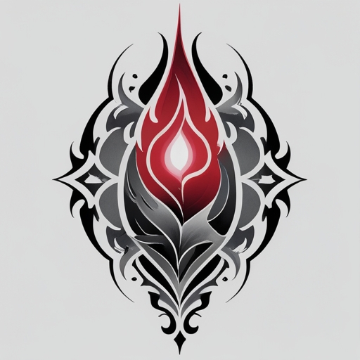 Crimson Ember of Eternal Light