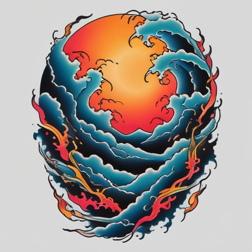 Moonlit Storm of Ashes