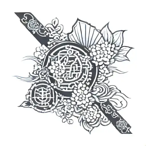 Japan Style Background With Japan Money